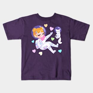 Astronaut Hearts Kids T-Shirt